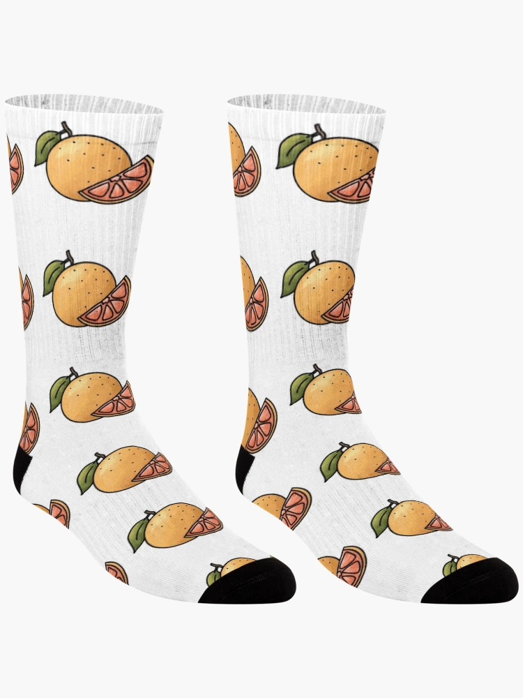 Thumbnail 3 von 5, Socken, Grapefruit designt und verkauft von Reeseworks.