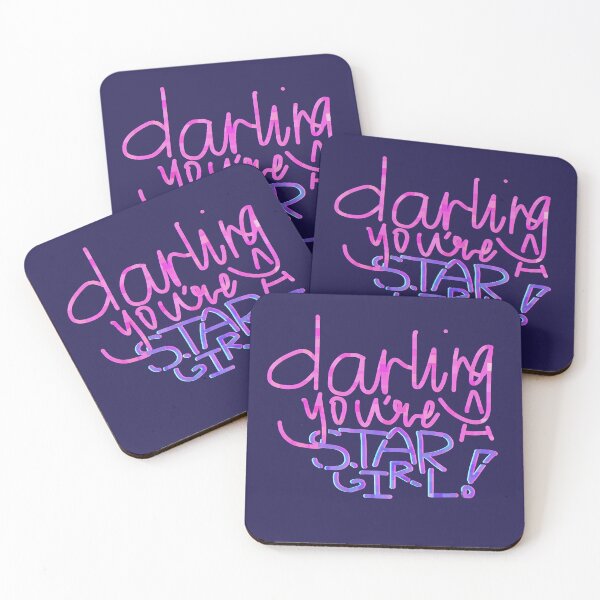 Item preview, darling, you're a stargirl graphic handwritten designed and sold by renmei-studios.