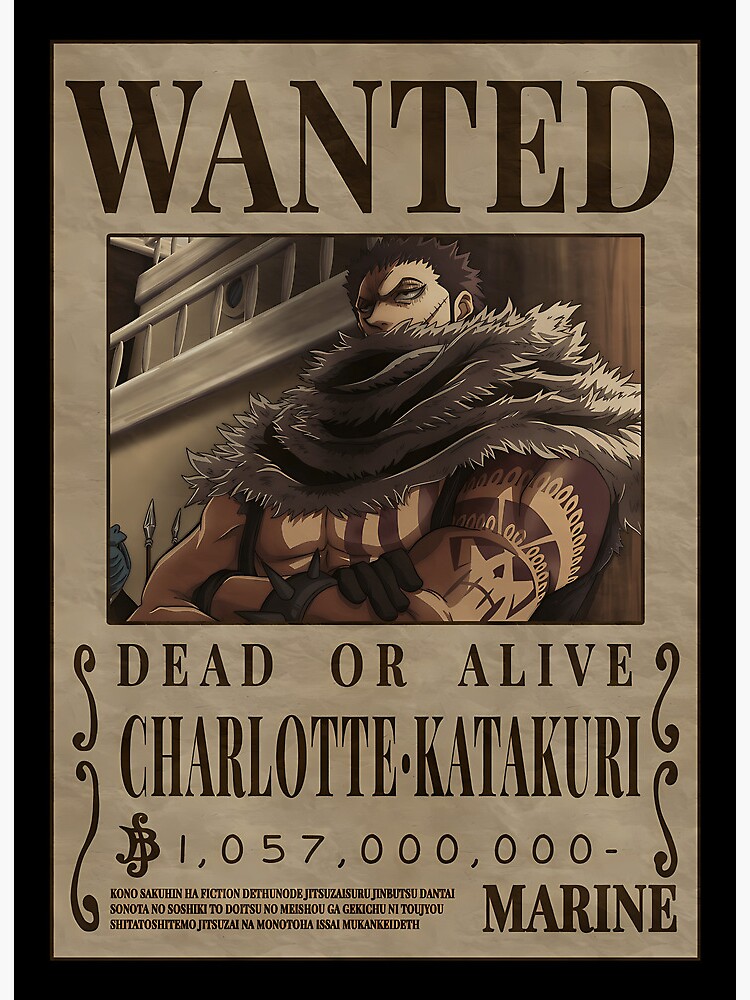 Charlotte Katakuri One Piece Wanted