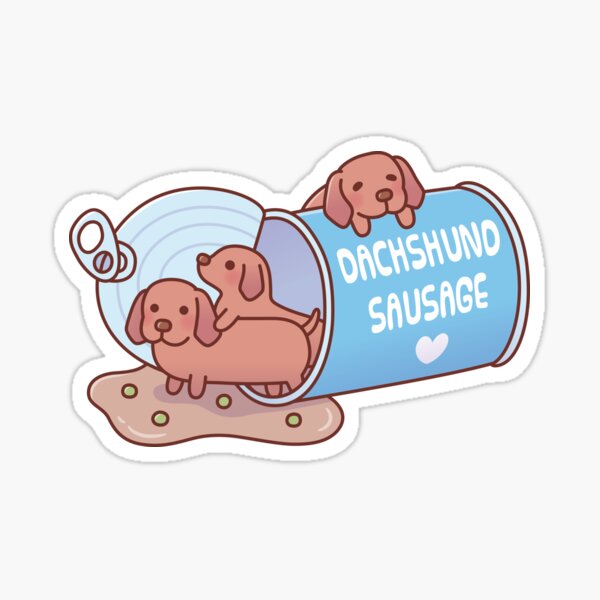Item preview, Cute Dachshund Sausage Dogs In A Can Funny designed and sold by rustydoodle.