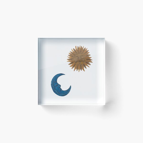 Item preview, the moon and the sun designed and sold by Mooki-.