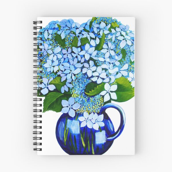 Item preview, blue hydrangeas designed and sold by marlene veronique holdsworth.