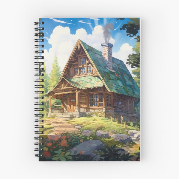 Item preview, Log cabin in a forest 4 designed and sold by AI-G-I-.