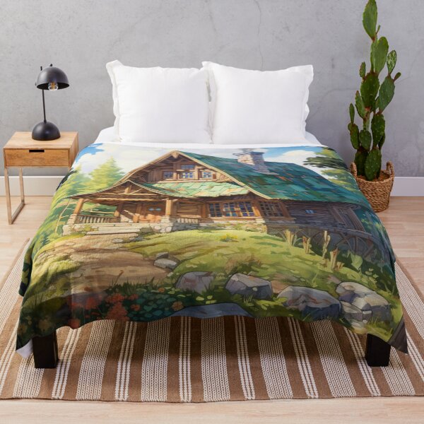 Item preview, Log cabin in a forest 4 designed and sold by AI-G-I-.