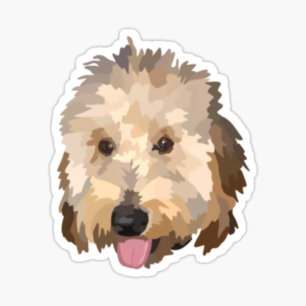 Brown Golden Doodle Merch & Gifts for Sale