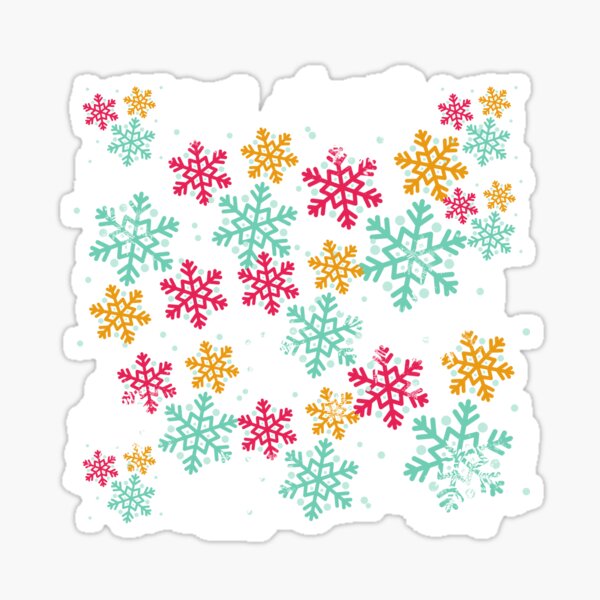 Snowflake Sticker for Sale by STPalettePlace