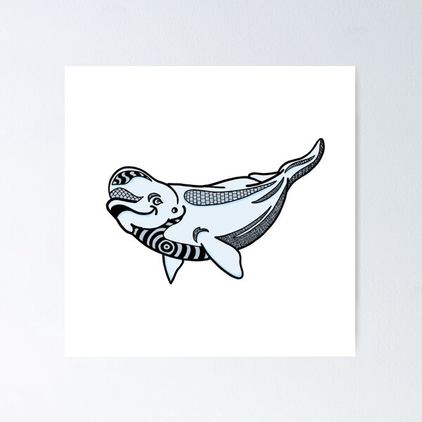 Item preview, Beluga Whale designed and sold by PoppyPatternz.