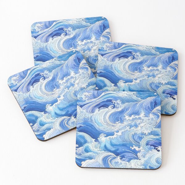 Item preview, japanese wave pattern designed and sold by normal-design.