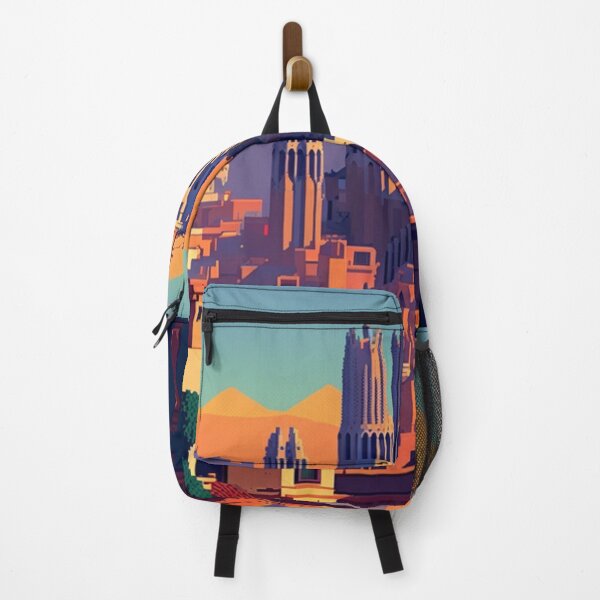 Item preview, Barcelona in pixel art designed and sold by AI-G-I-.
