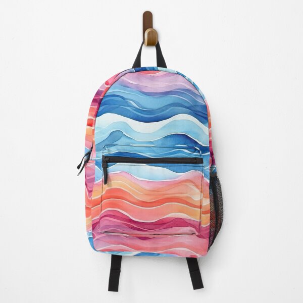 Item preview, colorful wave pattern designed and sold by normal-design.