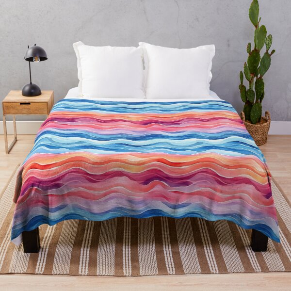 Item preview, colorful wave pattern designed and sold by normal-design.