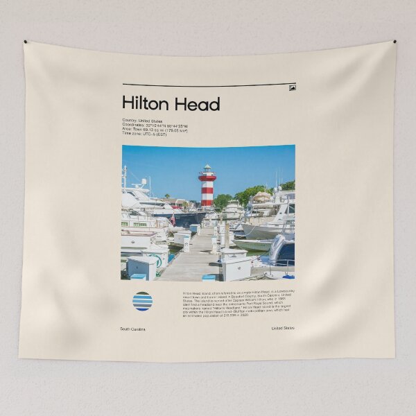Item preview, Visit Hilton Head Island (Travel poster) designed and sold by RabbitK.
