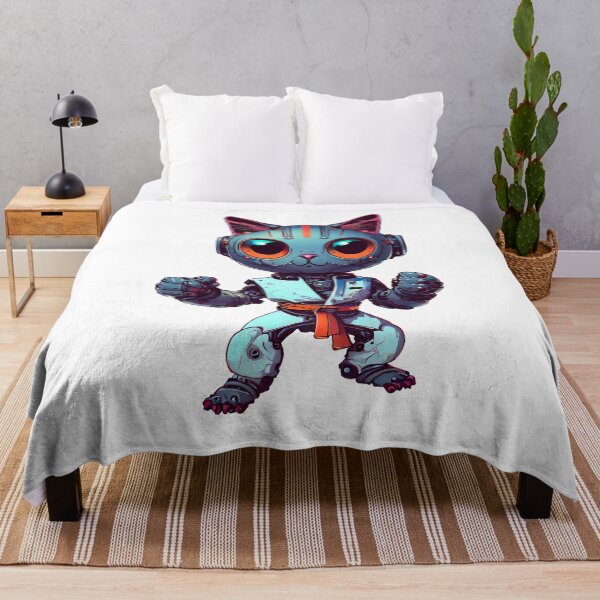 Item preview, Robo-Karate Cat! designed and sold by kukamatsu.
