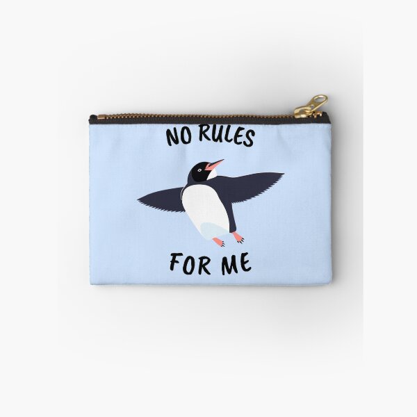 Item preview, NO RULES FOR ME PENGUIN. designed and sold by ImativaDesign.