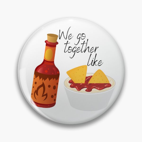 Item preview, We Go Together Like Cream Cheese and Hot Sauce designed and sold by Katts-Art.