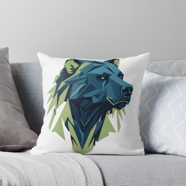 Item preview, Polygon Bear Head Print Design designed and sold by dakaseli.