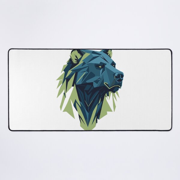 Item preview, Polygon Bear Head Print Design designed and sold by dakaseli.