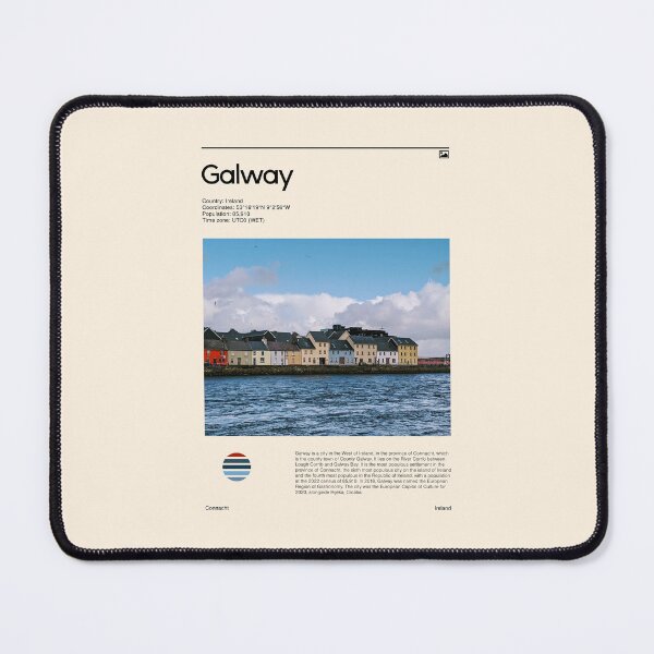 Item preview, Visit Galway, Ireland (Travel poster) designed and sold by RabbitK.