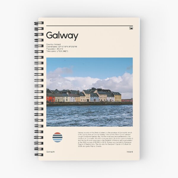 Item preview, Visit Galway, Ireland (Travel poster) designed and sold by RabbitK.