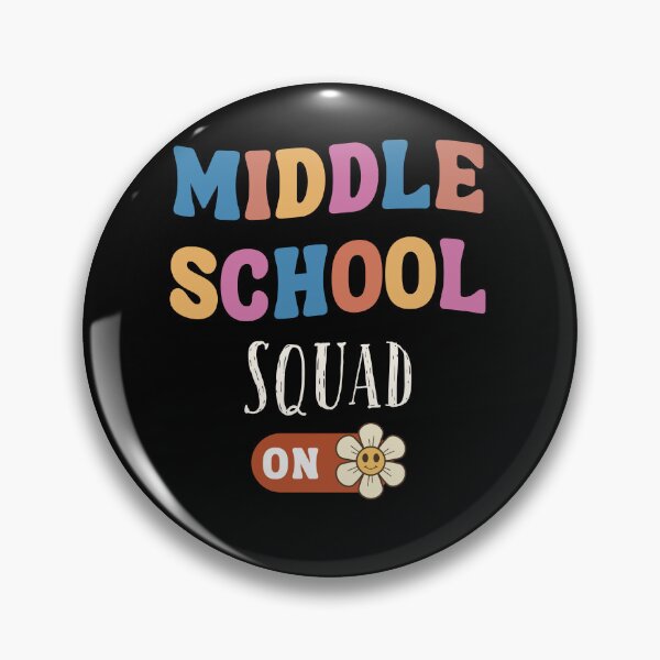 Item preview, Retro Middle School Squad Groovy Vintage First Day Of School designed and sold by CoolCreative.