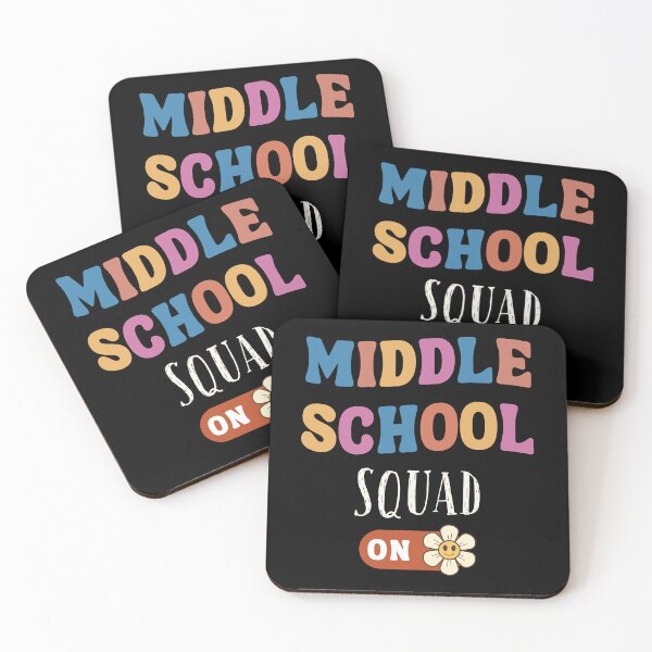 Item preview, Retro Middle School Squad Groovy Vintage First Day Of School designed and sold by CoolCreative.