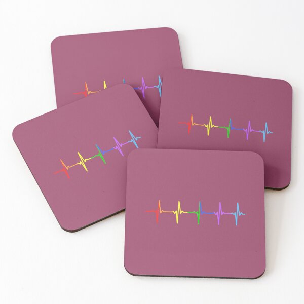 Item preview, Rainbow Pulse Heartbeat LGBT designed and sold by hdslerqp82.