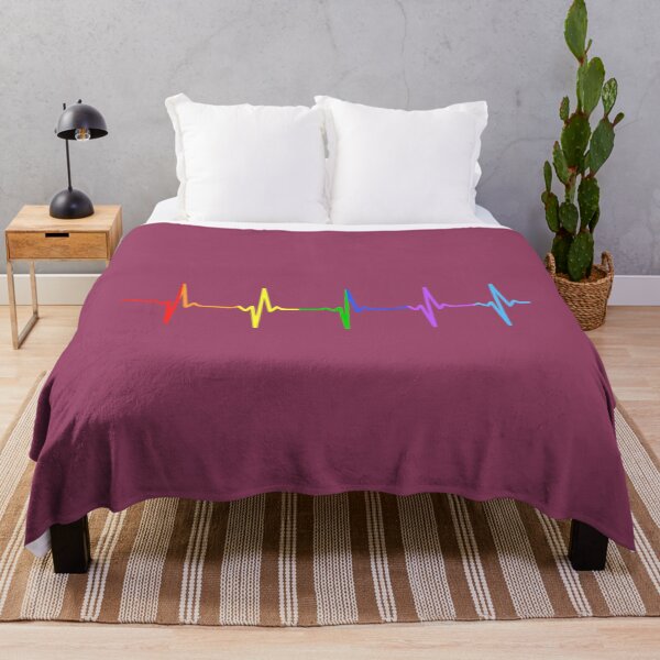 Item preview, Rainbow Pulse Heartbeat LGBT designed and sold by hdslerqp82.