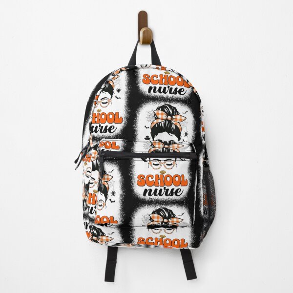 Item preview, School Nurse Back To School Messy Bun Funny Halloween T-Shirt designed and sold by KGN CREATIVITY.