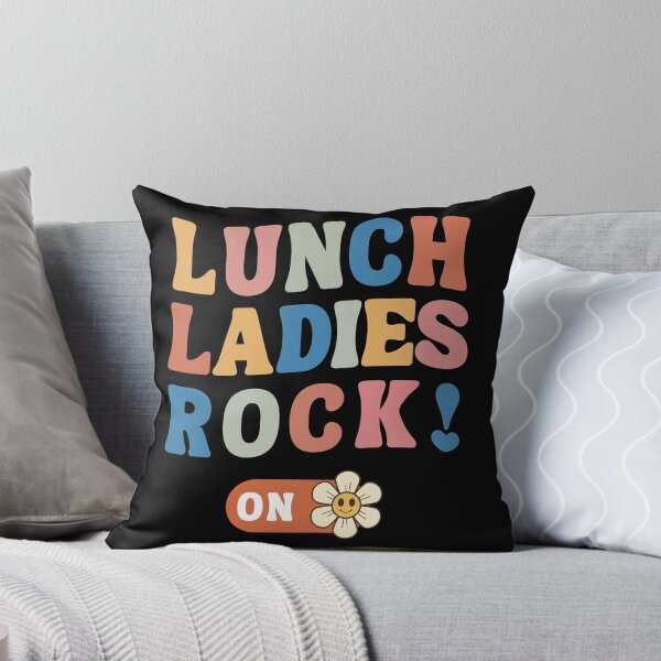 Artikelvorschau, Lunch Ladies Rock - Retro Lunch Ladies Squad Cafeteria Crew entworfen und verkauft von CoolCreative.