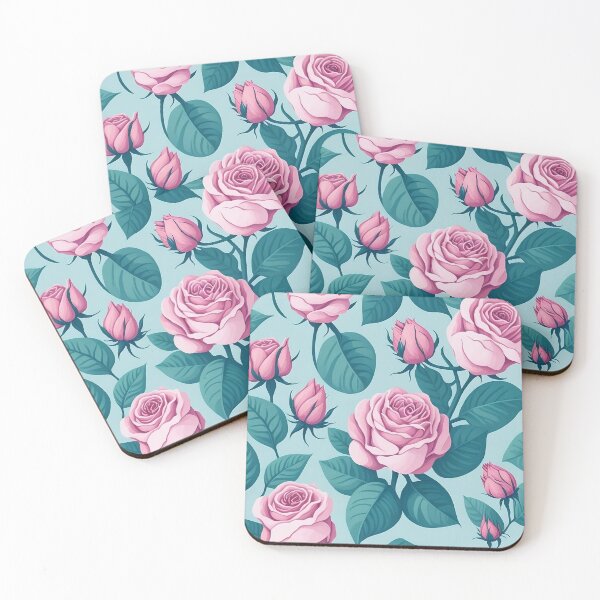 Item preview, pink roses, "Roses: Nature's delicate poetry, unfolding its petals to reveal the secrets of love." designed and sold by Sober-dogs.