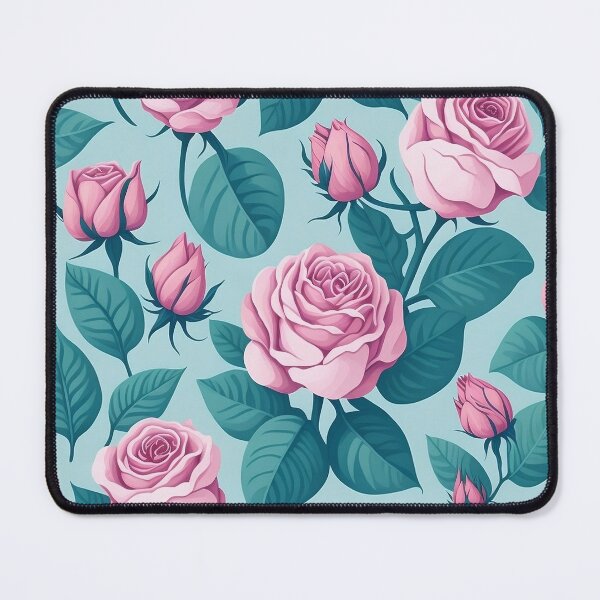 Item preview, pink roses, "Roses: Nature's delicate poetry, unfolding its petals to reveal the secrets of love." designed and sold by Sober-dogs.