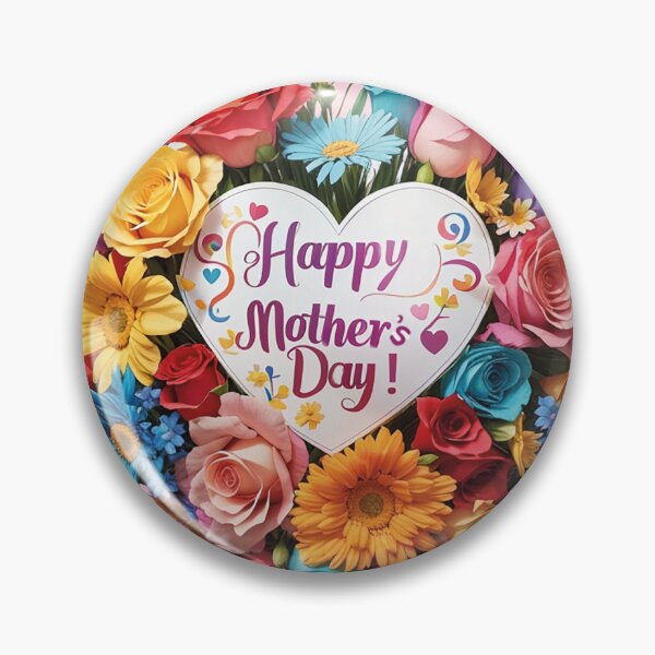 Item preview, Happy Mother's Day with Heartfelt Flowers designed and sold by Salahuddin190.