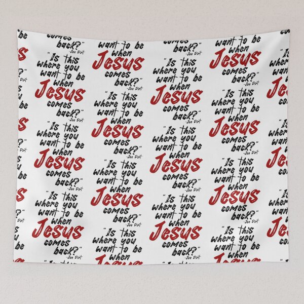 Item preview, Is this where you want to be When Jesus comes back? -Joe Dirt  designed and sold by Sticker Up.