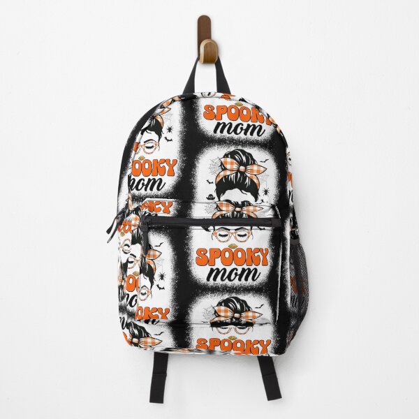 Item preview, Spooky Mom Messy Bun Funny Halloween T-shirt designed and sold by KGN CREATIVITY.