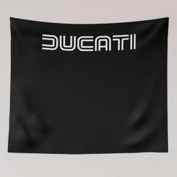 Item preview, Ducati Retro (White text) designed and sold by GyroJermaine.