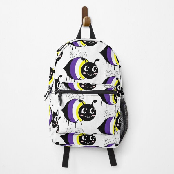 Item preview, Bee Proud Nonbinary designed and sold by HarveyHandcraftsandDesigns.