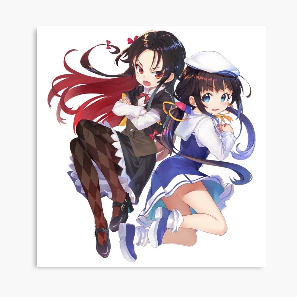 ryuuou no oshigoto ai yashajin to ai hinatsuru photographic print by djordjevic redbubble redbubble