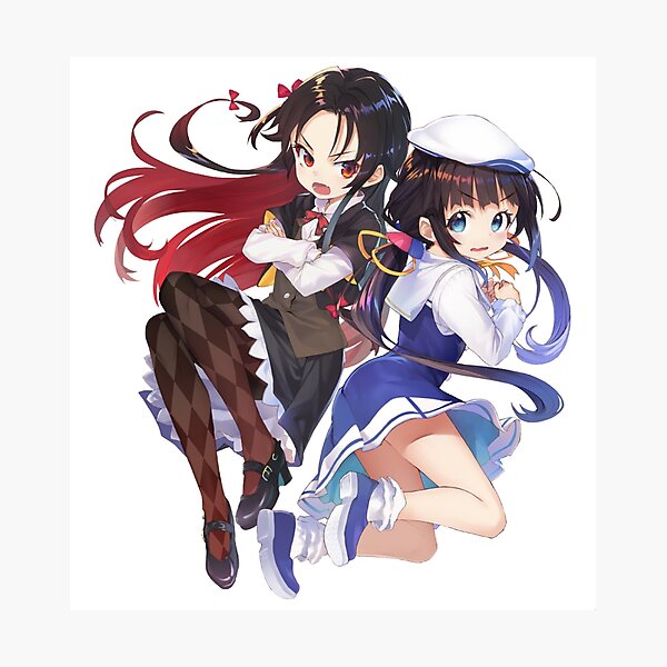 ryuuou no oshigoto ai yashajin to ai hinatsuru photographic print by djordjevic redbubble redbubble