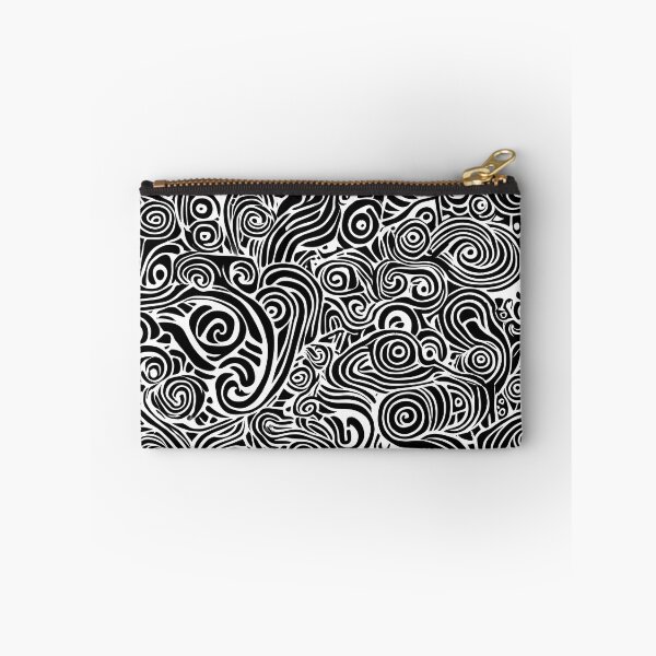 Item preview, Intricate Monochrome Doodle - Captivating Black and White Pattern designed and sold by cocomikozza.