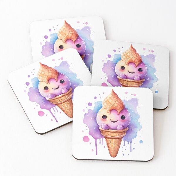 Item preview, cute Ice-cream in pink pastel designed and sold by usablestores.