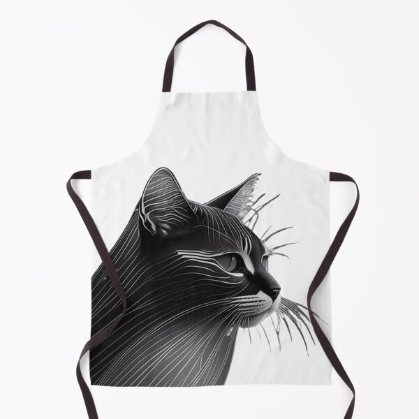 Item preview, Black cat , lines, minimalism  designed and sold by Arte-Vivo.