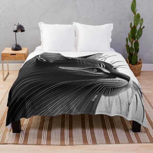 Item preview, Black cat , lines, minimalism  designed and sold by Arte-Vivo.