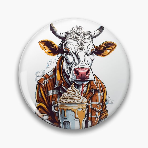 Item preview, Vaca bebiendo un batido designed and sold by MysticalSVK.