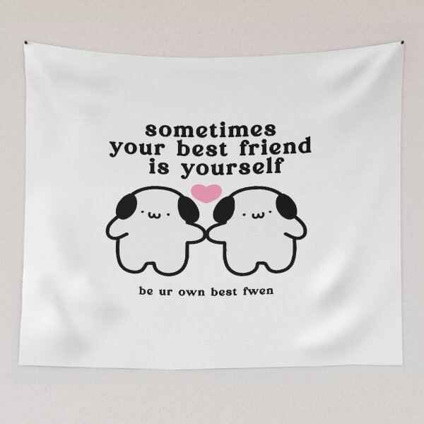 Item preview, sometimes your best friend is yourself designed and sold by derpycuteclub.