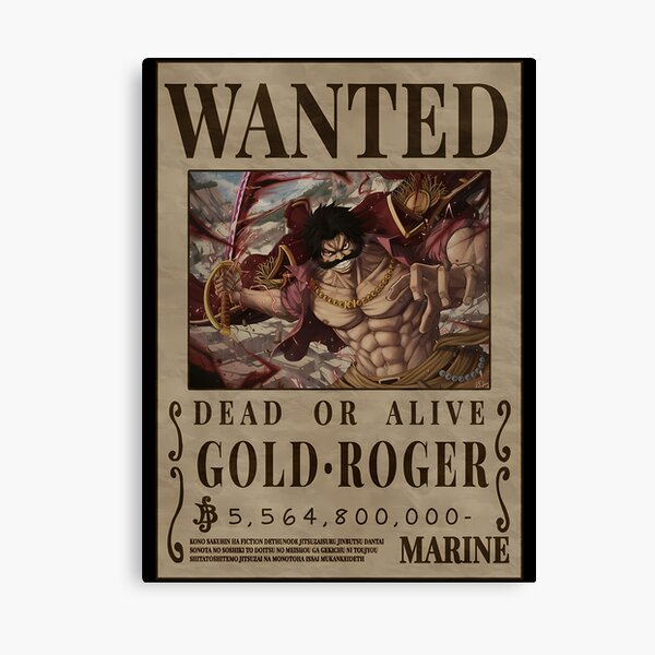 New Style Vintage Anime Wanted One Piece Poster Figure Collection Luffy  Four Emperors Roger Kraft Paper Wanted