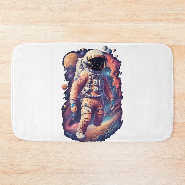 Item preview, astronaut in space designed and sold by BearsAndSkulls.