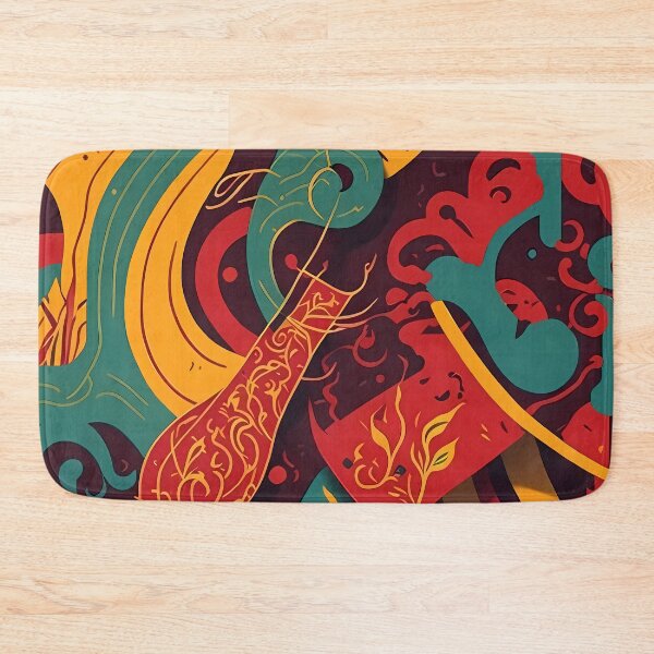 Item preview, Dynamic Color Splash - Vibrant Random Shapes in Bold Hues designed and sold by cocomikozza.