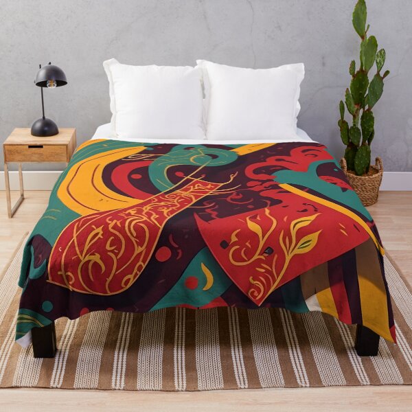 Item preview, Dynamic Color Splash - Vibrant Random Shapes in Bold Hues designed and sold by cocomikozza.
