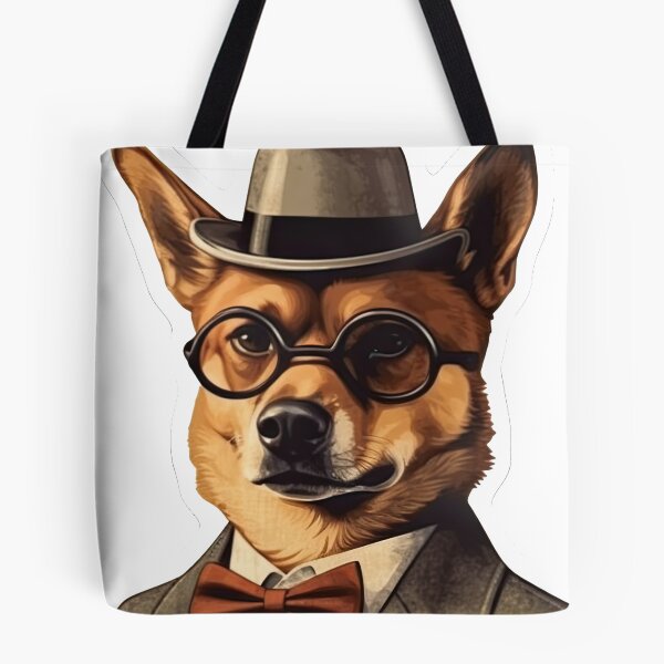 Item preview, dog in hat designed and sold by abmkf.