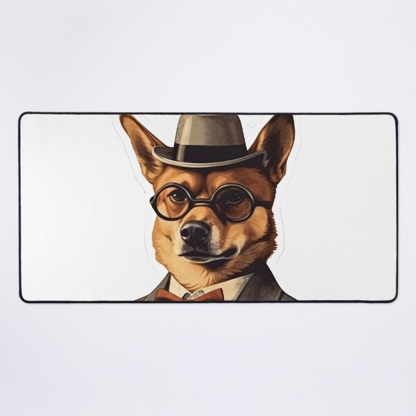 Item preview, dog in hat designed and sold by abmkf.